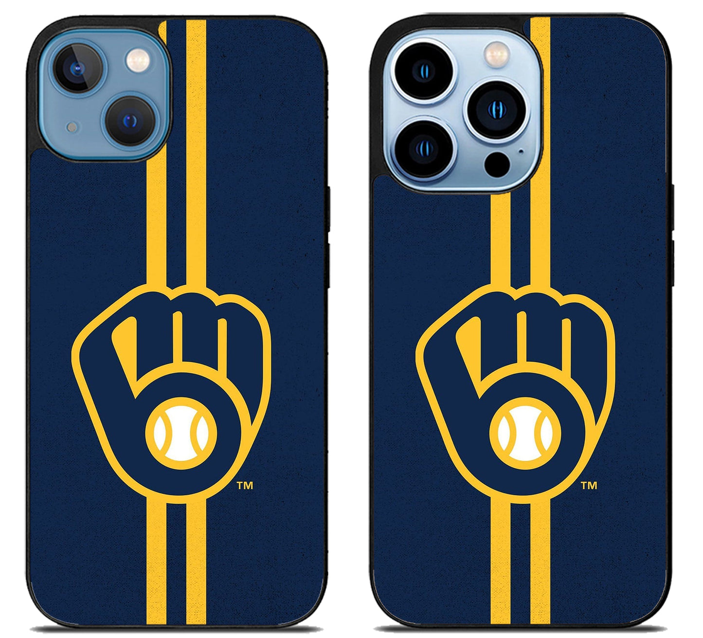Milwaukee Brewers Stripe iPhone 13 | 13 Mini | 13 Pro | 13 Pro Max Case