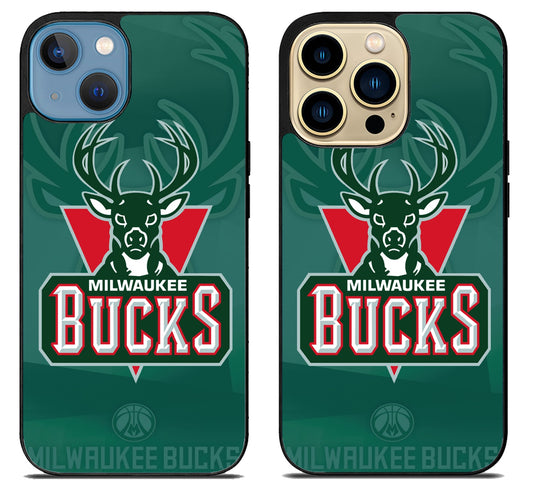 Milwaukee Bucks Background iPhone 14 | 14 Plus | 14 Pro | 14 Pro Max Case