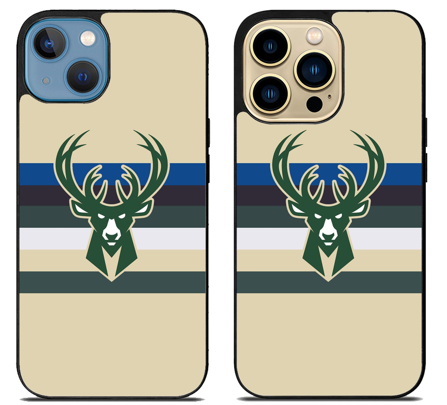 Milwaukee Bucks Stripe iPhone 14 | 14 Plus | 14 Pro | 14 Pro Max Case
