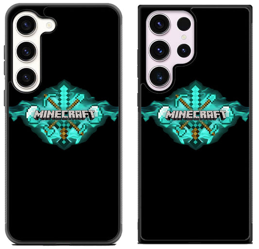 Minecaft Black Samsung Galaxy S23 | S23+ | S23 Ultra Case