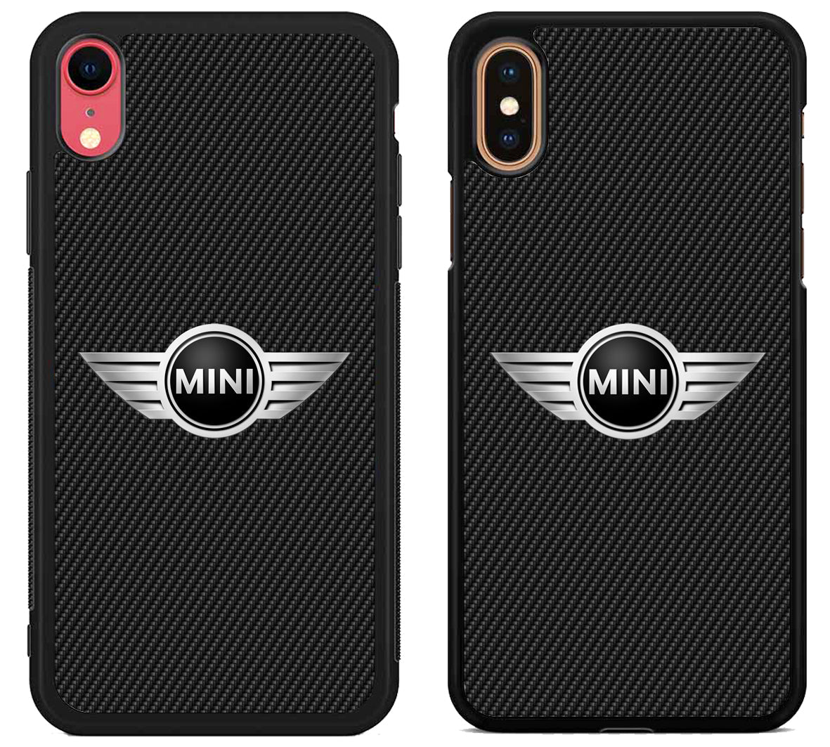 Mini Cooper Black Carbon iPhone X | Xs | Xr | Xs Max Case