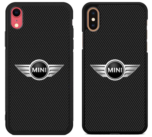 Mini Cooper Black Carbon iPhone X | Xs | Xr | Xs Max Case