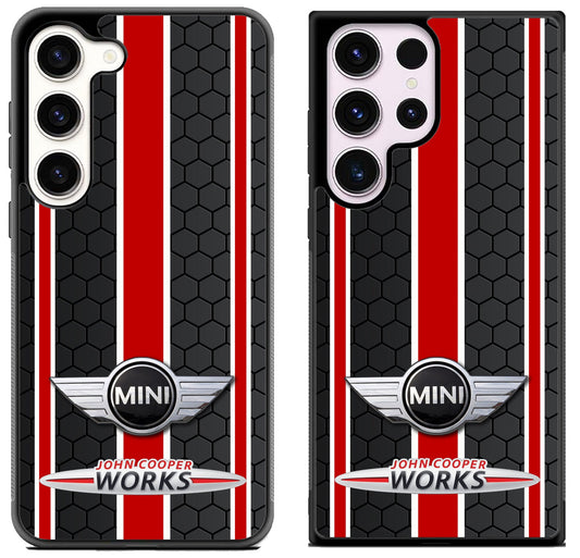 Mini Cooper Black Red Stripe Samsung Galaxy S23 | S23+ | S23 Ultra Case