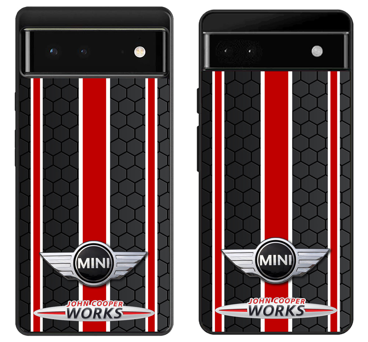 Mini Cooper Red Stripe Google Pixel 6 | 6A | 6 Pro Case