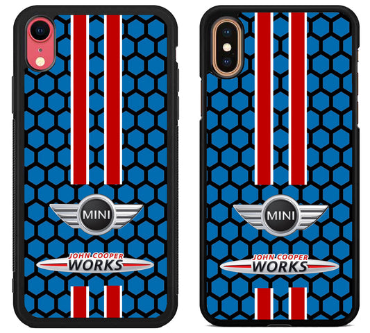 Mini Cooper Blue Hexagon iPhone X | Xs | Xr | Xs Max Case