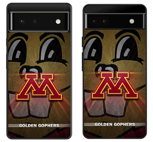 Minnesota Golden Gophers Background Google Pixel 6 | 6A | 6 Pro Case