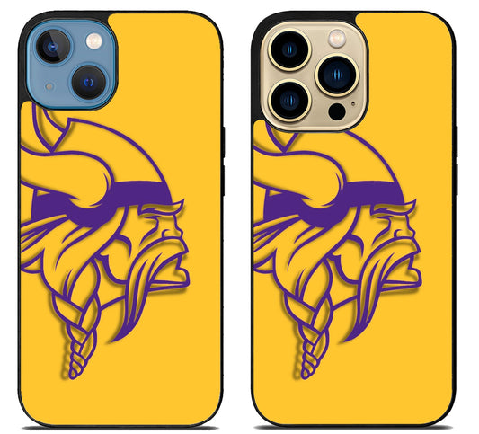 Minnesota Vikings Background iPhone 14 | 14 Plus | 14 Pro | 14 Pro Max Case