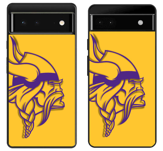 Minnesota Vikings Background Google Pixel 6 | 6A | 6 Pro Case