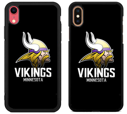 Minnesota Vikings Black iPhone X | Xs | Xr | Xs Max Case