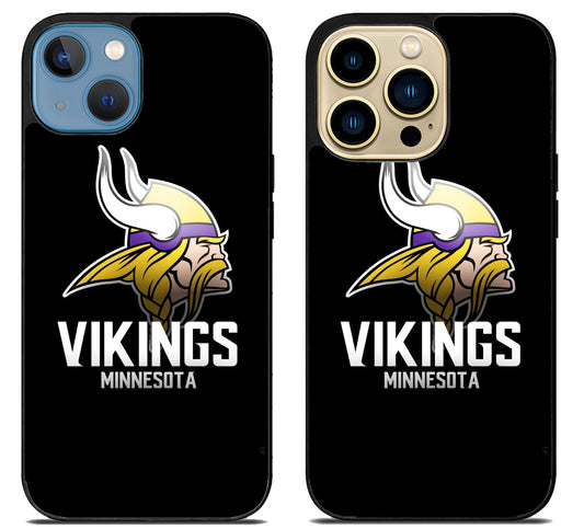 Minnesota Vikings Black iPhone 14 | 14 Plus | 14 Pro | 14 Pro Max Case
