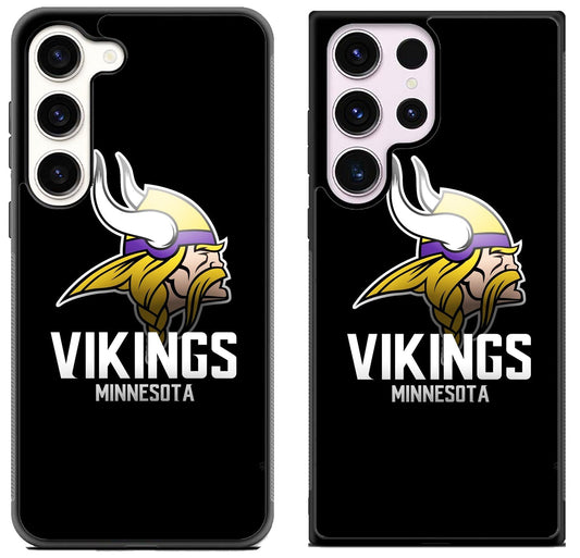 Minnesota Vikings Black Samsung Galaxy S23 | S23+ | S23 Ultra Case