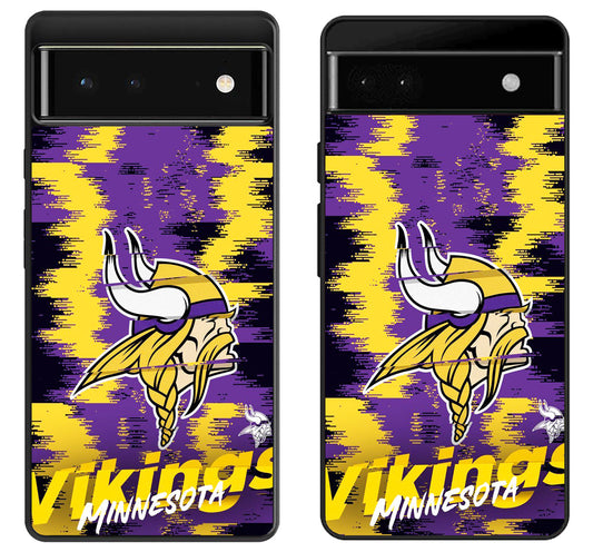 Minnesota Vikings Colorfull Google Pixel 6 | 6A | 6 Pro Case