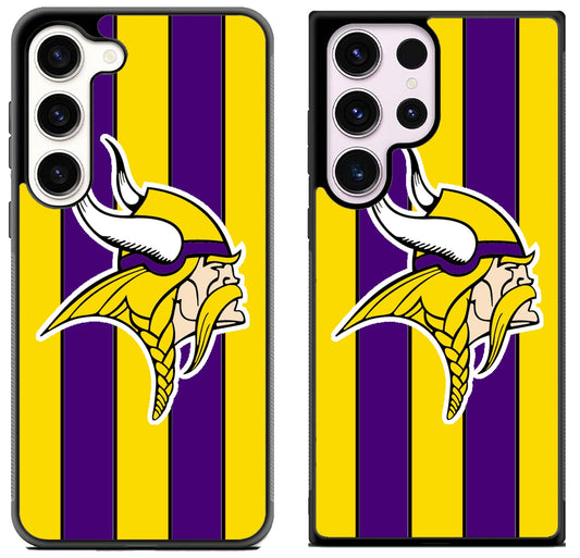 Minnesota Vikings Stripe Samsung Galaxy S23 | S23+ | S23 Ultra Case