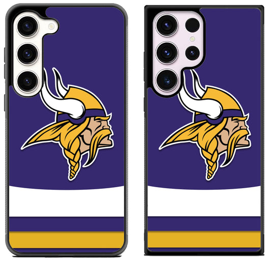 Minnesota Vikings Stripe Color Samsung Galaxy S23 | S23+ | S23 Ultra Case