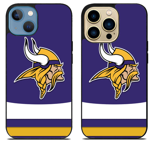 Minnesota Vikings Stripe iPhone 14 | 14 Plus | 14 Pro | 14 Pro Max Case