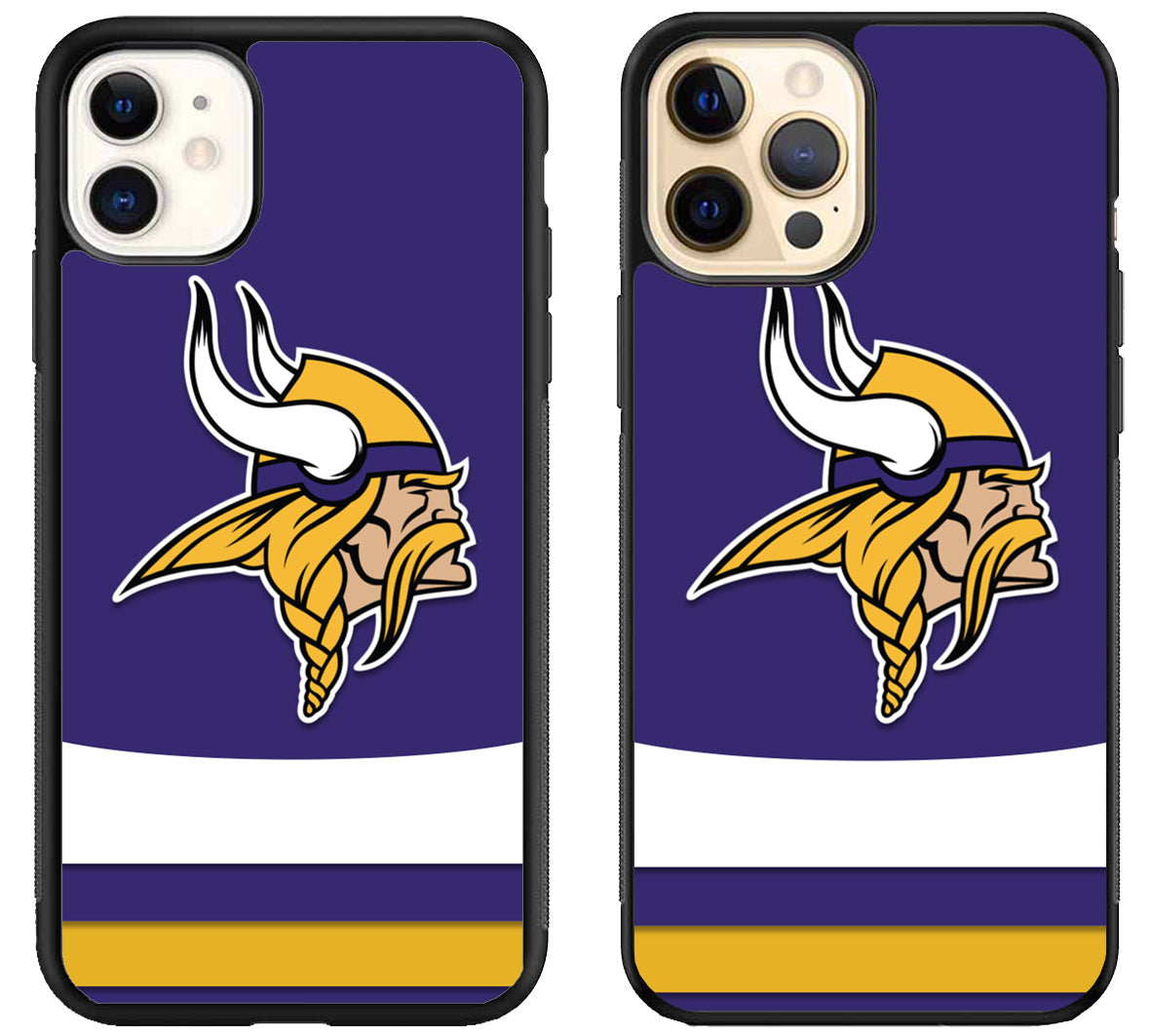 Minnesota Vikings Stripe Color iPhone 12 | 12 Mini | 12 Pro | 12 Pro Max Case
