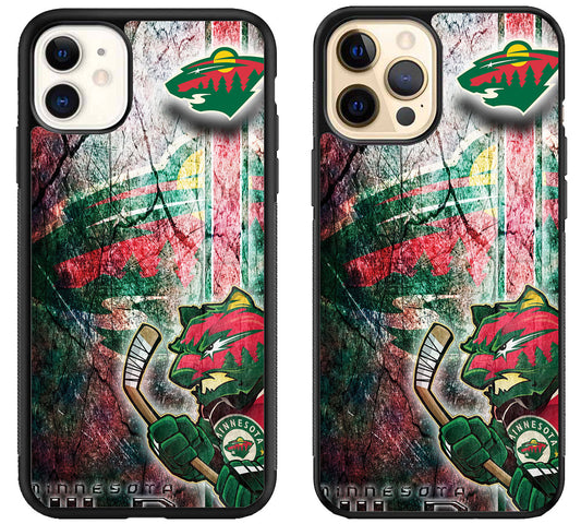 Minnesota Wild Background iPhone 12 | 12 Mini | 12 Pro | 12 Pro Max Case