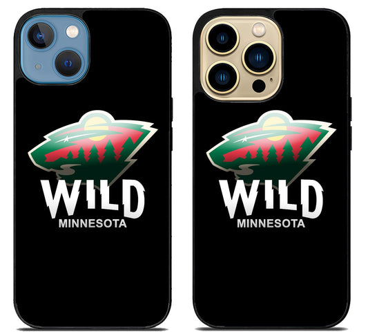 Minnesota Wild Black iPhone 14 | 14 Plus | 14 Pro | 14 Pro Max Case