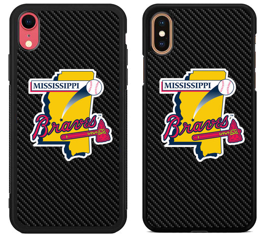 Mississippi Braves Carbon iPhone X | Xs | Xr | Xs Max Case