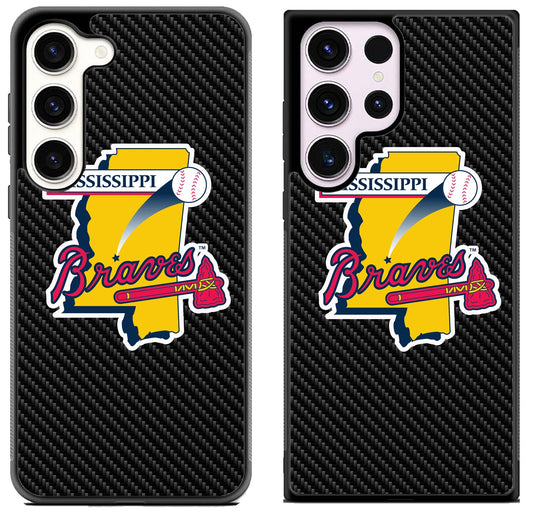 Mississippi Braves Carbon Samsung Galaxy S23 | S23+ | S23 Ultra Case