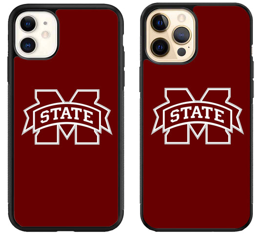 Mississippi State Bulldogs Logo iPhone 12 | 12 Mini | 12 Pro | 12 Pro Max Case