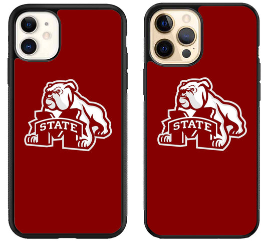 Mississippi State Bulldogs Red iPhone 12 | 12 Mini | 12 Pro | 12 Pro Max Case