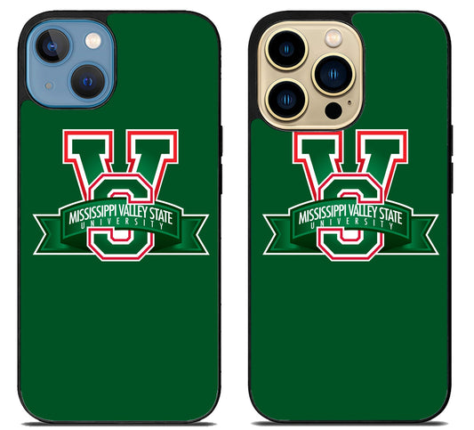 Mississippi Valley State University Logo iPhone 14 | 14 Plus | 14 Pro | 14 Pro Max Case