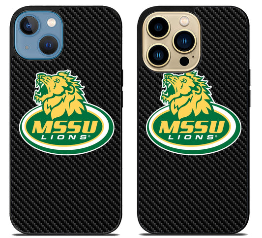 Missouri Southern Lions Carbon iPhone 14 | 14 Plus | 14 Pro | 14 Pro Max Case