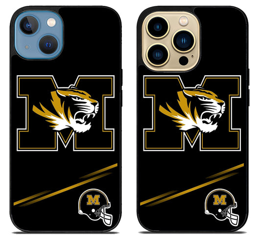 Missouri Tigers Black iPhone 14 | 14 Plus | 14 Pro | 14 Pro Max Case