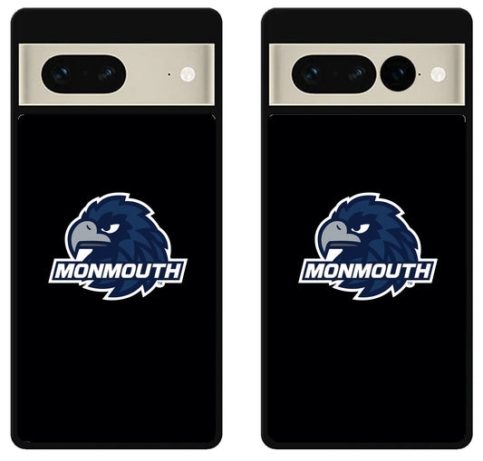 Monmouth Hawks Black Google Pixel 7 | 7 Pro Case