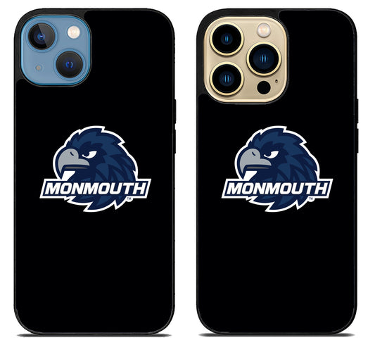 Monmouth Hawks Black iPhone 14 | 14 Plus | 14 Pro | 14 Pro Max Case