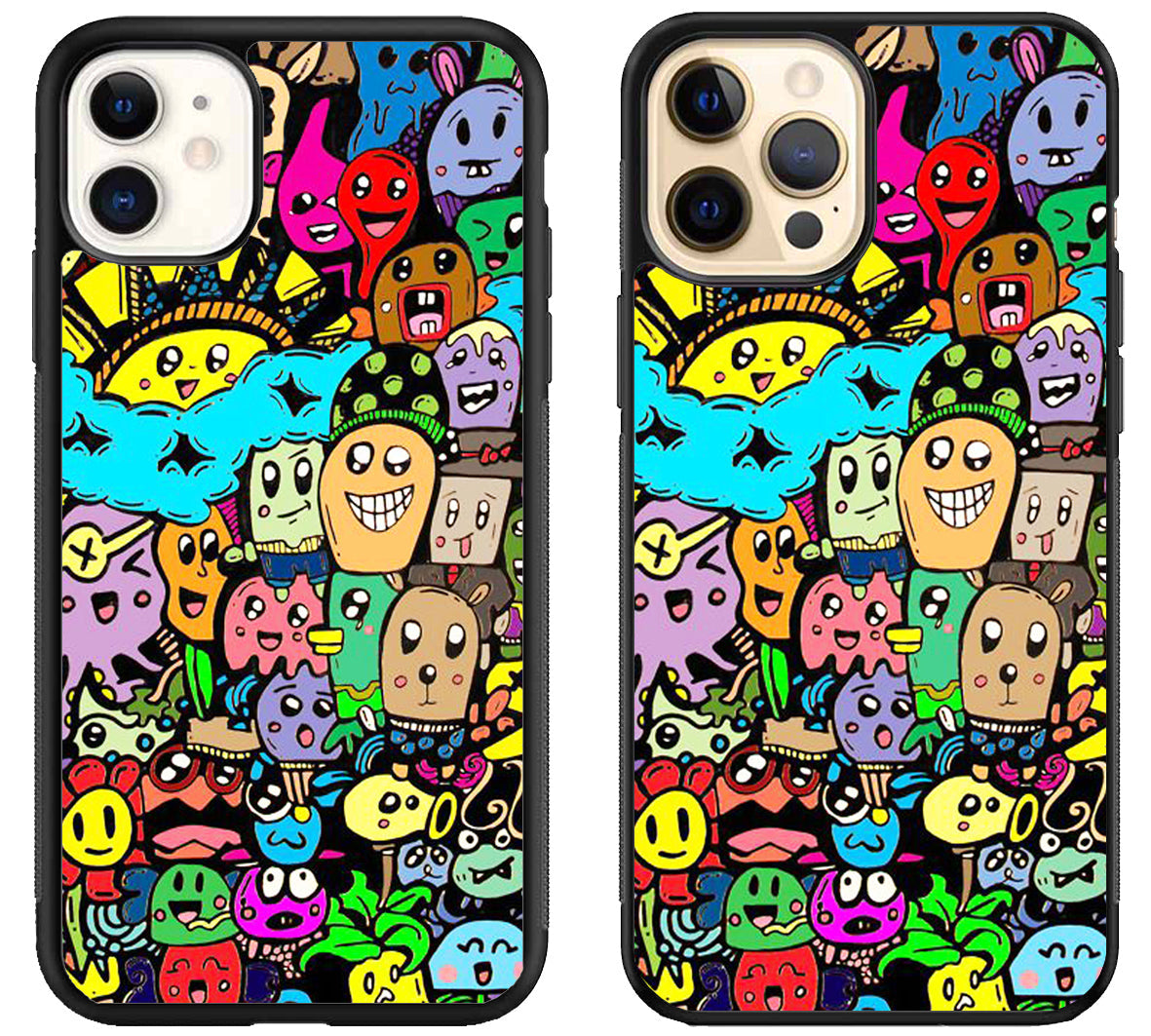 Monster Doodle iPhone 12 | 12 Mini | 12 Pro | 12 Pro Max Case