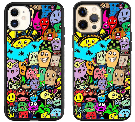 Monster Doodle iPhone 12 | 12 Mini | 12 Pro | 12 Pro Max Case