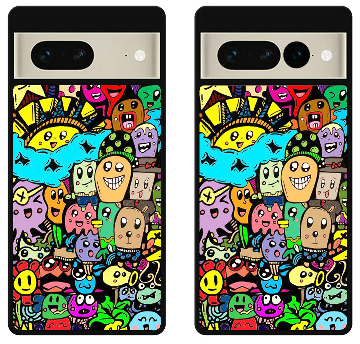 Monster Doodle Google Pixel 7 | 7 Pro Case