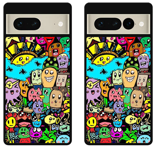 Monster Doodle Google Pixel 7 | 7 Pro Case