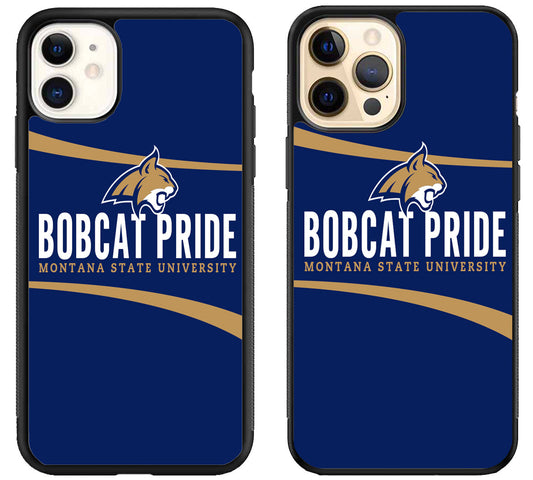 Montana State Bobcats Logo iPhone 12 | 12 Mini | 12 Pro | 12 Pro Max Case