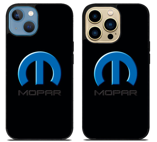 Mopar Logo Black iPhone 14 | 14 Plus | 14 Pro | 14 Pro Max Case