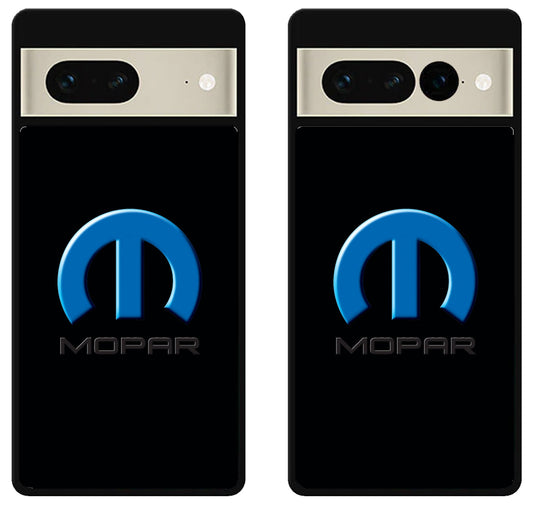 Mopar Logo Black Google Pixel 7 | 7 Pro Case