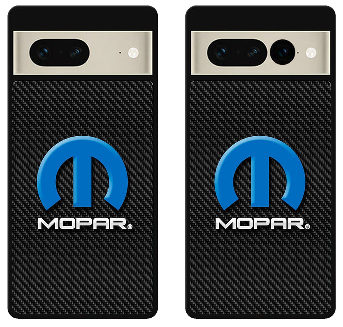 Mopar Logo Carbon Google Pixel 7 | 7 Pro Case