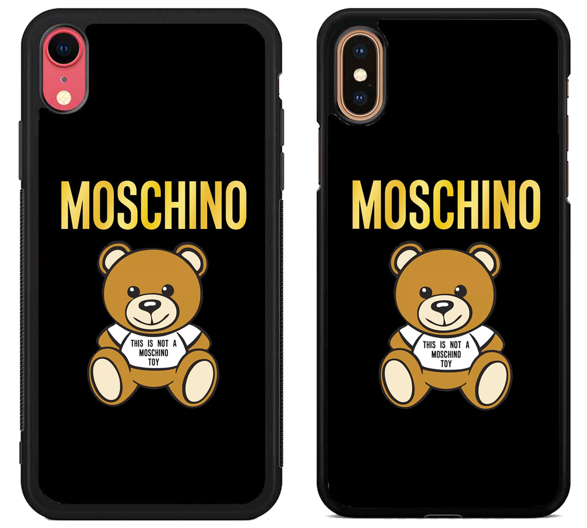 Moschino Logo Gold iPhone X | Xs | Xr | Xs Max Case