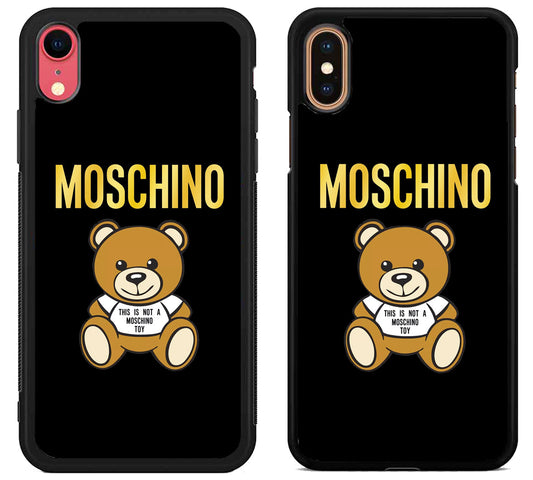 Moschino Logo Gold iPhone X | Xs | Xr | Xs Max Case