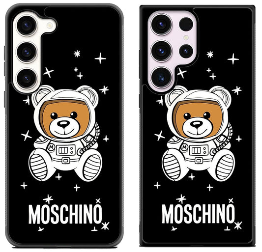 Moschino Black Samsung Galaxy S23 | S23+ | S23 Ultra Case