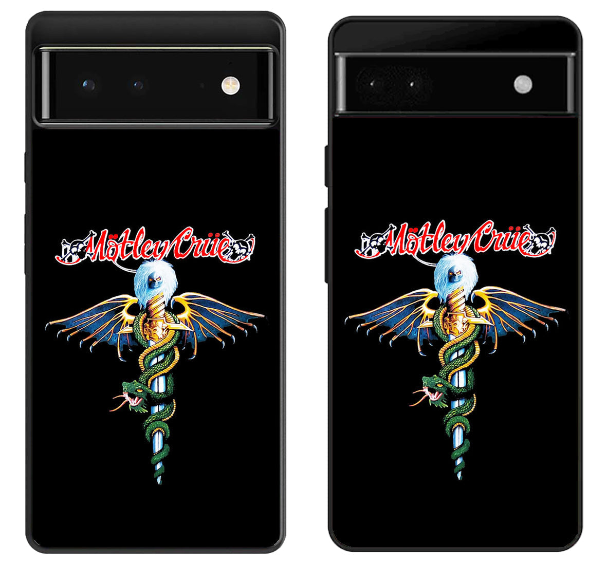 Motley Crue Black Google Pixel 6 | 6A | 6 Pro Case