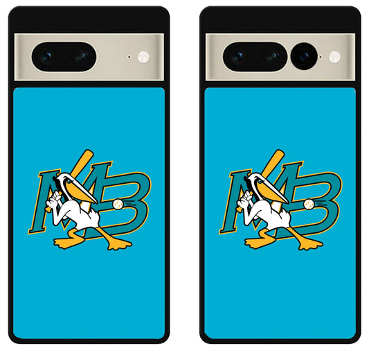 Myrtle Beach Pelicans Logo Google Pixel 7 | 7 Pro Case