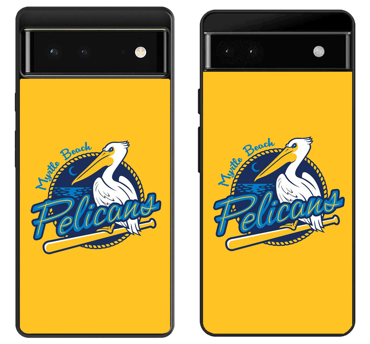 Myrtle Beach Pelicans Yellow Google Pixel 6 | 6A | 6 Pro Case