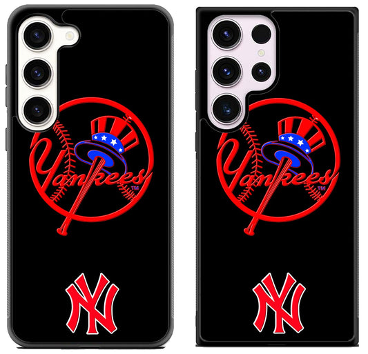 NY Yankees Black Samsung Galaxy S23 | S23+ | S23 Ultra Case