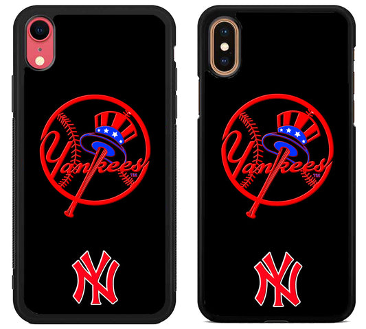 NY Yankees Black iPhone X | Xs | Xr | Xs Max Case