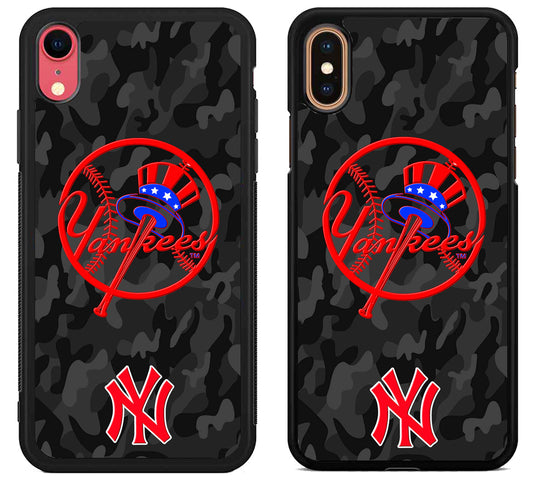 NY Yankees Camo iPhone X | Xs | Xr | Xs Max Case