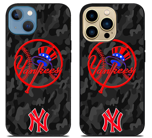 NY Yankees Camo iPhone 14 | 14 Plus | 14 Pro | 14 Pro Max Case
