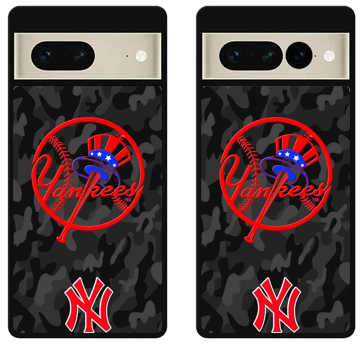 NY Yankees Camo Google Pixel 7 | 7 Pro Case